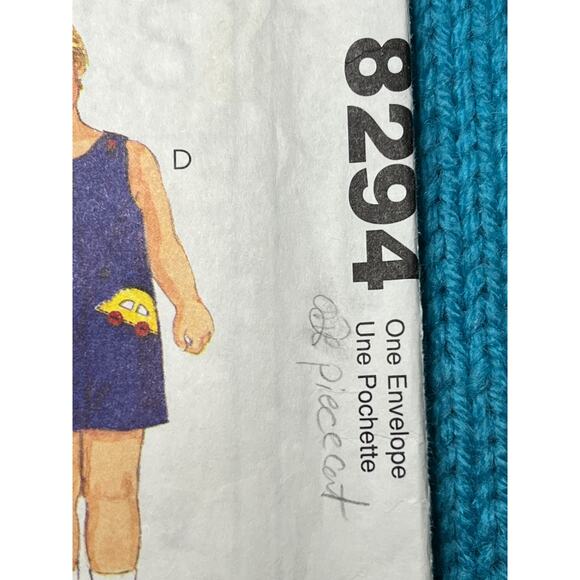 McCalls 8294 Sewing pattern baby romper with snap crotch - Picture 2 of 6